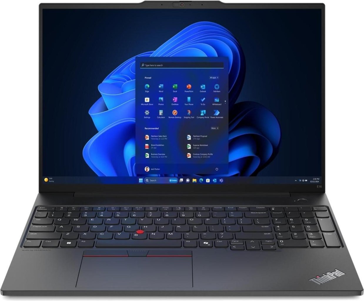Lenovo ThinkPad E16 Gen 2 Intel Core Ultra 7 155H Notebook 40,6 cm (16")