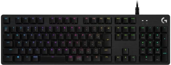 Logitech G512 Carbon Mechanische RGB Gaming-Tastatur mit Tastenbeleuchtung