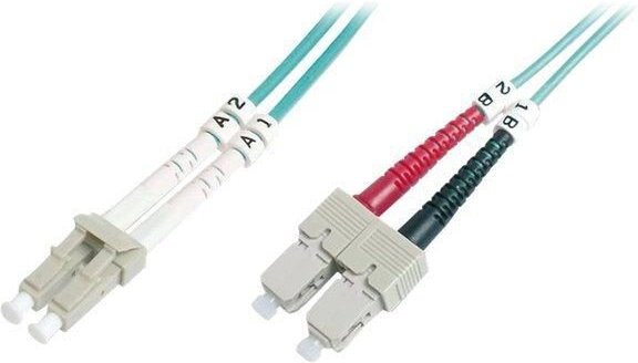 DIGITUS Professional - Patch-Kabel - LC Multi-Mode (M) bis SC multi-mode (M) - 5 m - Glasfaser - Duplex DK-2532-05-4