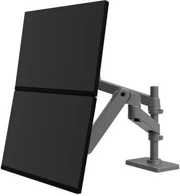Ergotron LX Pro Monitor Tischhalterung - für 2 LCD-Displays - Dunkelgrau