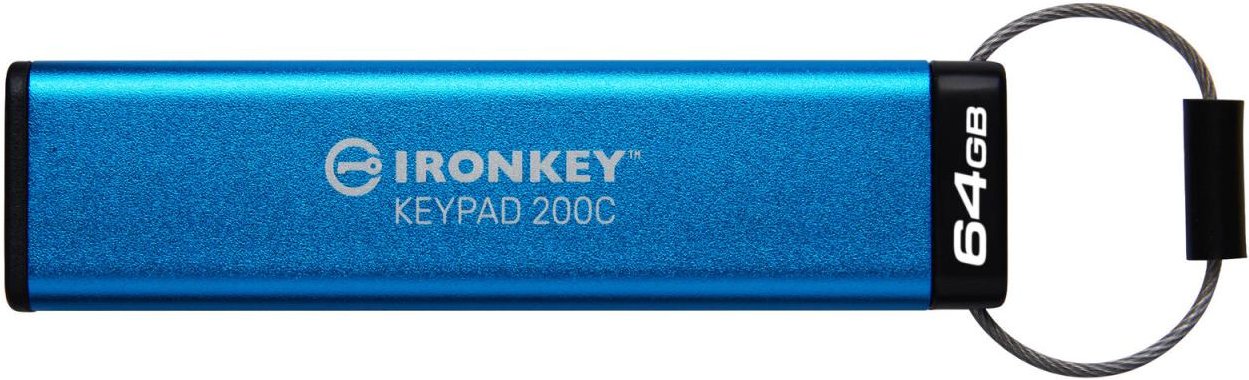 Kingston IronKey Keypad 200C - USB-Stick - 64 GB