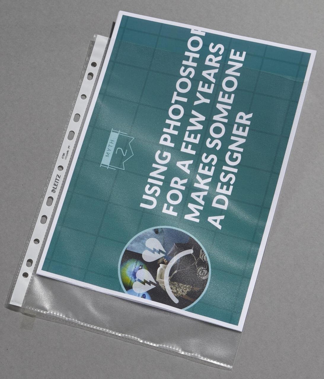 LEITZ Prospekthüllen DIN A4 0.065 mm transparent