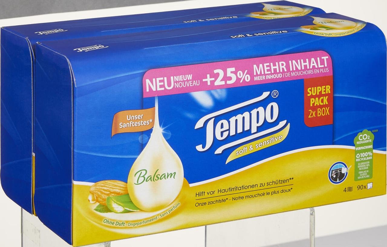 Tempo Taschentücherbox 4-lagig