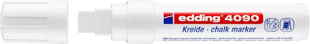 Thumbnail - edding 4090 Kreidemarker 4.0 - 15.0 mm Weiß