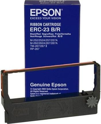 Epson Original ERC23BR Nylonband schwarz-rot (C43S015362)