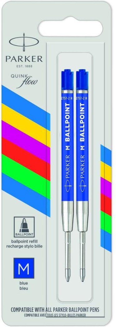 PARKER Kugelschreiberminen QUINKflow Basic 0.7 mm Blau