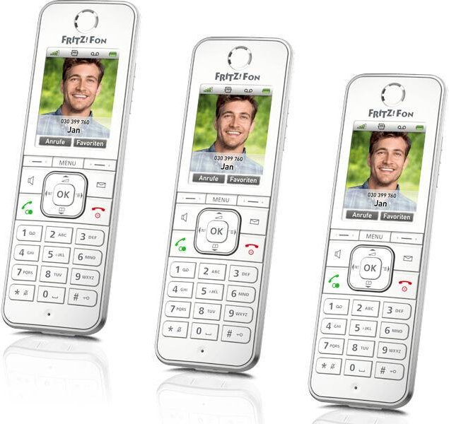 AVM FRITZ Fon C6 Trio Schnurloses DECT Telefon