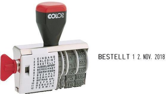 Thumbnail - COLOP Datumstempel mit Text 04000/WD