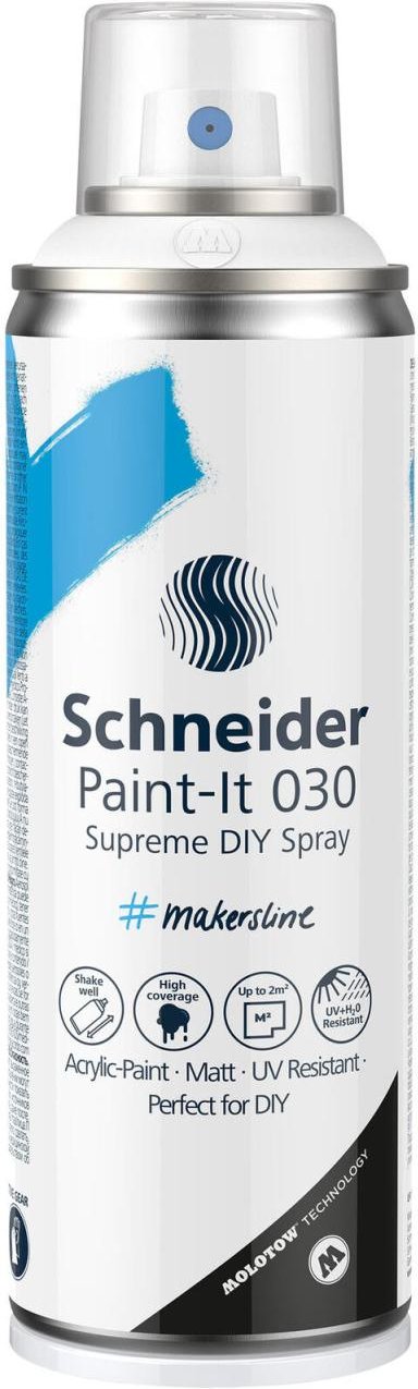 Schneider Acrylspray Sprühfarbe weiß