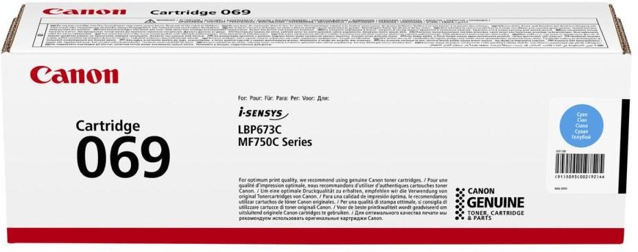 Thumbnail - Canon Original 069 Toner - cyan (5093C002)