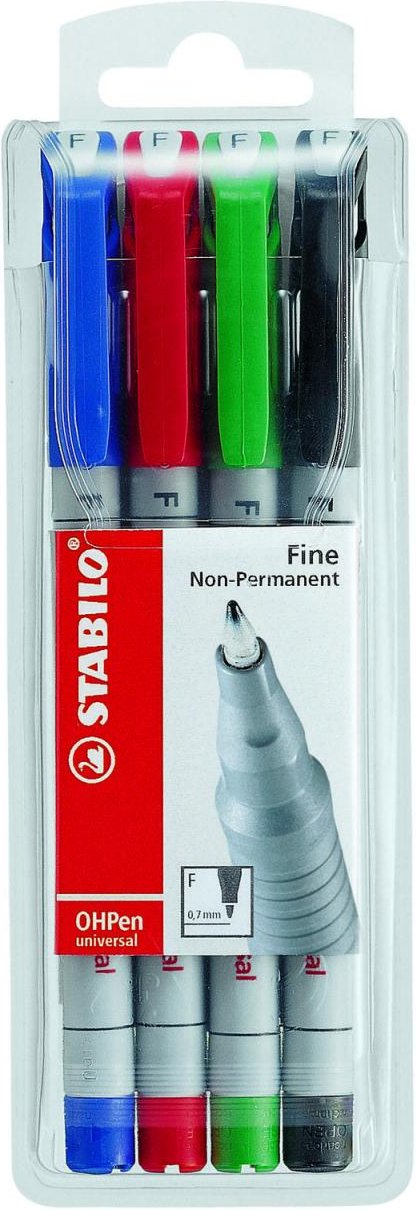 STABILO OHPen universal Folienstifte-Set 0.7 mm Mehrfarbig