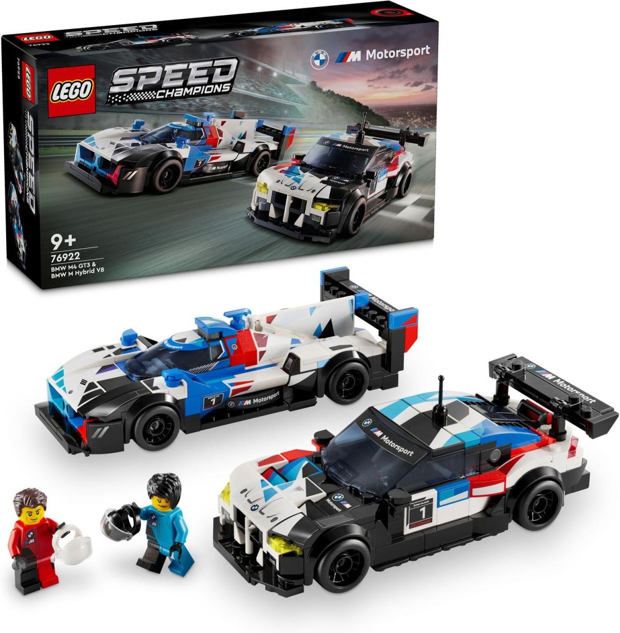 LEGO® Speed Champions 76922 BMW M4 GT3 & BMW M Hybrid V8 Rennwagen
