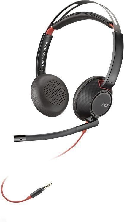Poly Blackwire 5200 Series C5220T Stereo Headset On-Ear