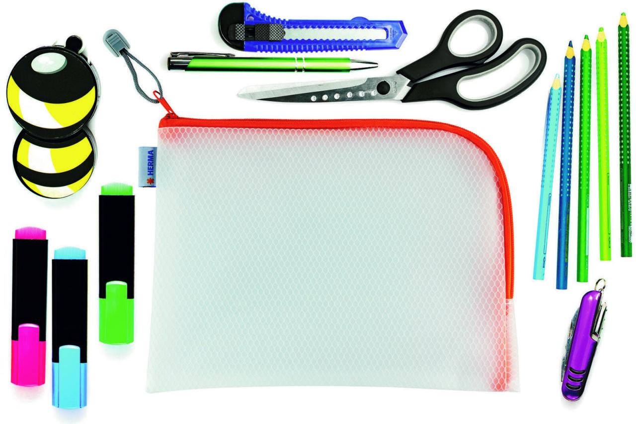 Thumbnail - HERMA Reißverschlussbeutel A5 transparent