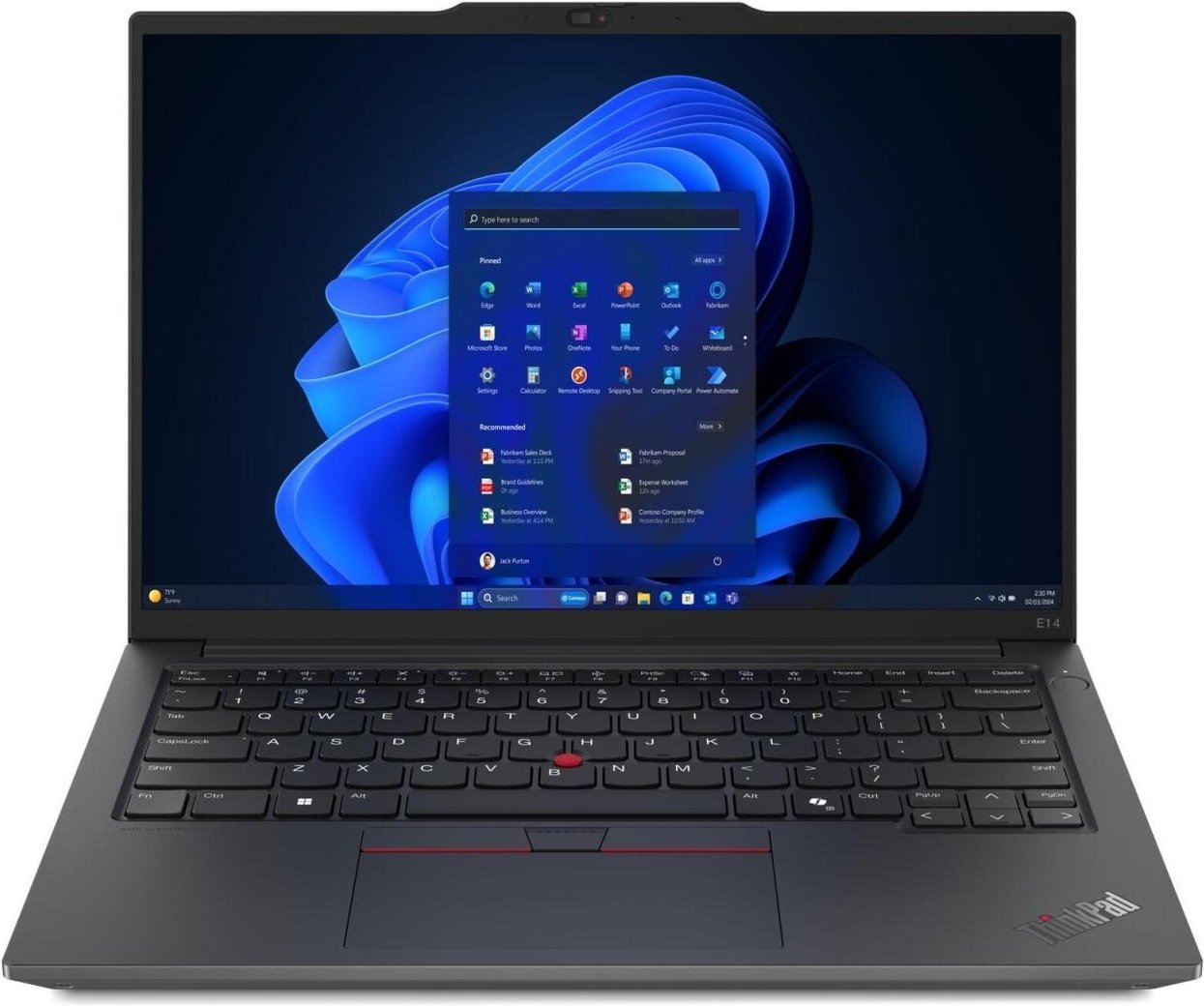 Lenovo ThinkPad E14 Gen 6 Intel Core Ultra 7 155H Notebook 35,6 cm (14")