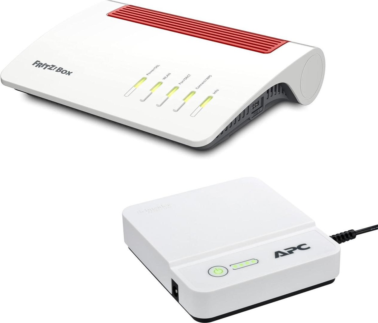 AVM FRITZBox 7590 AX + APC CP12036LI Back UPS Connect