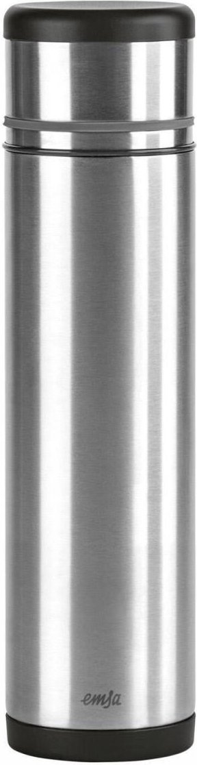 Thumbnail - emsa Isolierflasche Mobility 1,0 l Edelstahl/schwarz