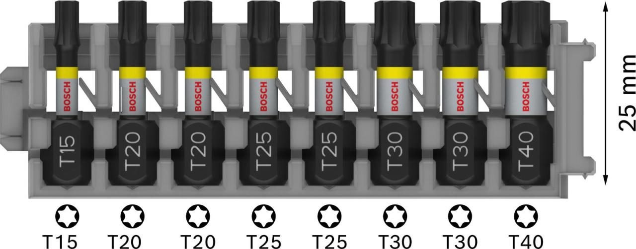 Thumbnail - BOSCH Bit-Set Impact Control 8-teilig