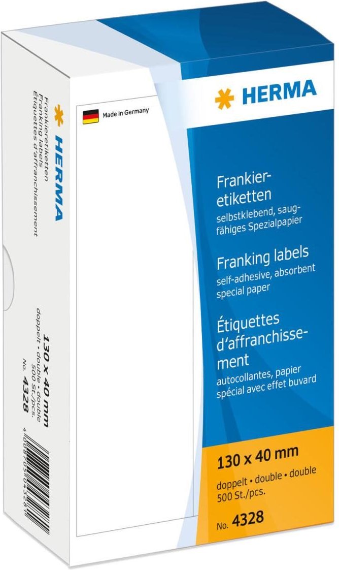 HERMA Frankieretiketten 130,0 x 40,0 mm