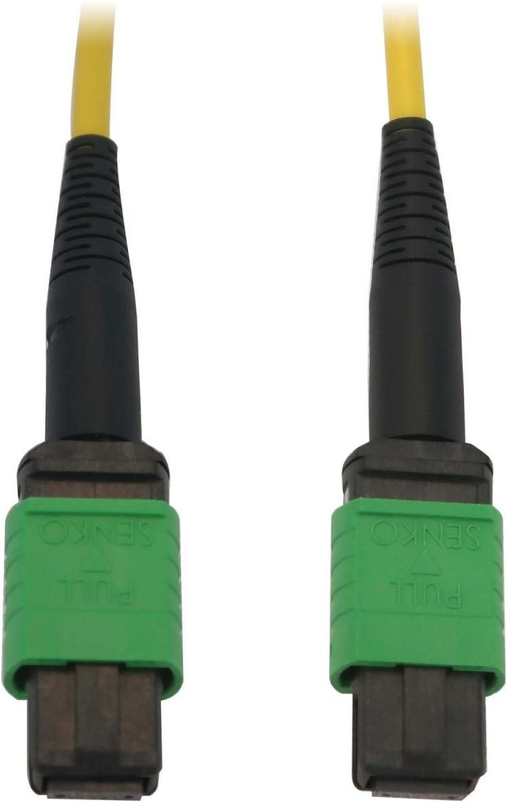 Eaton Tripp Lite Series 40/100G Singlemode 9/125 OS2 Fiber Optic Kabel (12F MTP/MPO-APC F/F), 2 m
