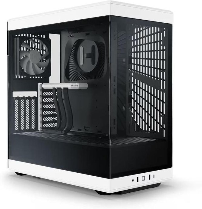HYTE PC Gehäuse Y40 Schwarz/Weiß (Panda)