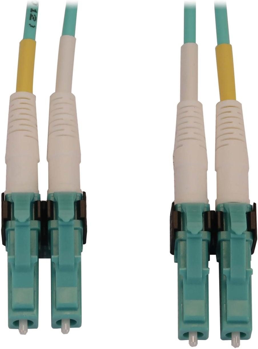 Eaton Tripp Lite Series 400G Multimode 50/125 OM4 Switchable Fiber Optic Kabel (Duplex LC-PC Stecker/Stecker), 3 m
