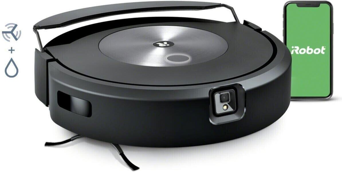 iRobot Roomba j7 Combo Saug-und Wischroboter, Schwarz