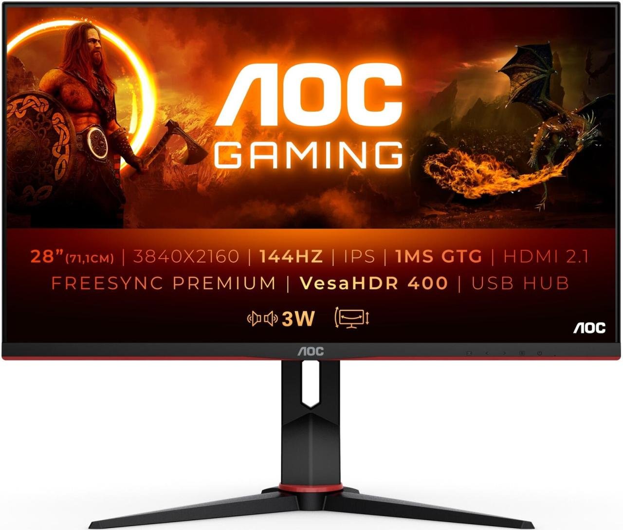 AOC U28G2XU2 Gaming Monitor 71,1 cm (28 Zoll)