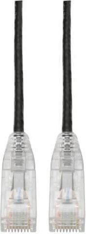 Eaton Tripp Lite Series Cat6 Gigabit Snagless Slim UTP Ethernet Kabel (RJ45 Stecker/Stecker), Schwarz, 5 ft. (1.52 m)