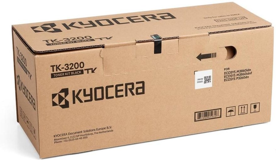 Kyocera Original TK-3200 Toner schwarz 40.000 Seiten (1T02X90NL0) für M3860idn/idnf, P3260dn