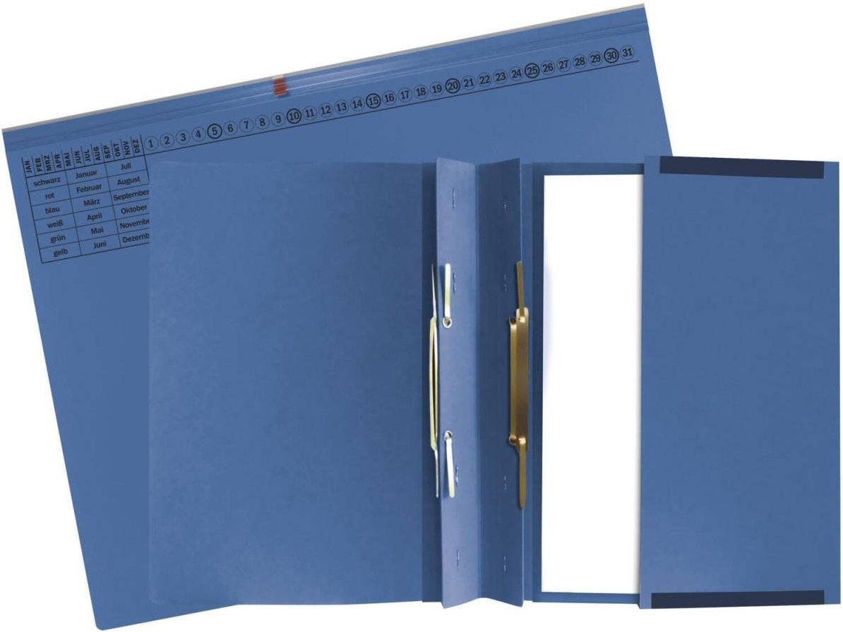 Exacompta Exaflex Premium Hängehefter kaufmännische Heftung DIN A4 blau