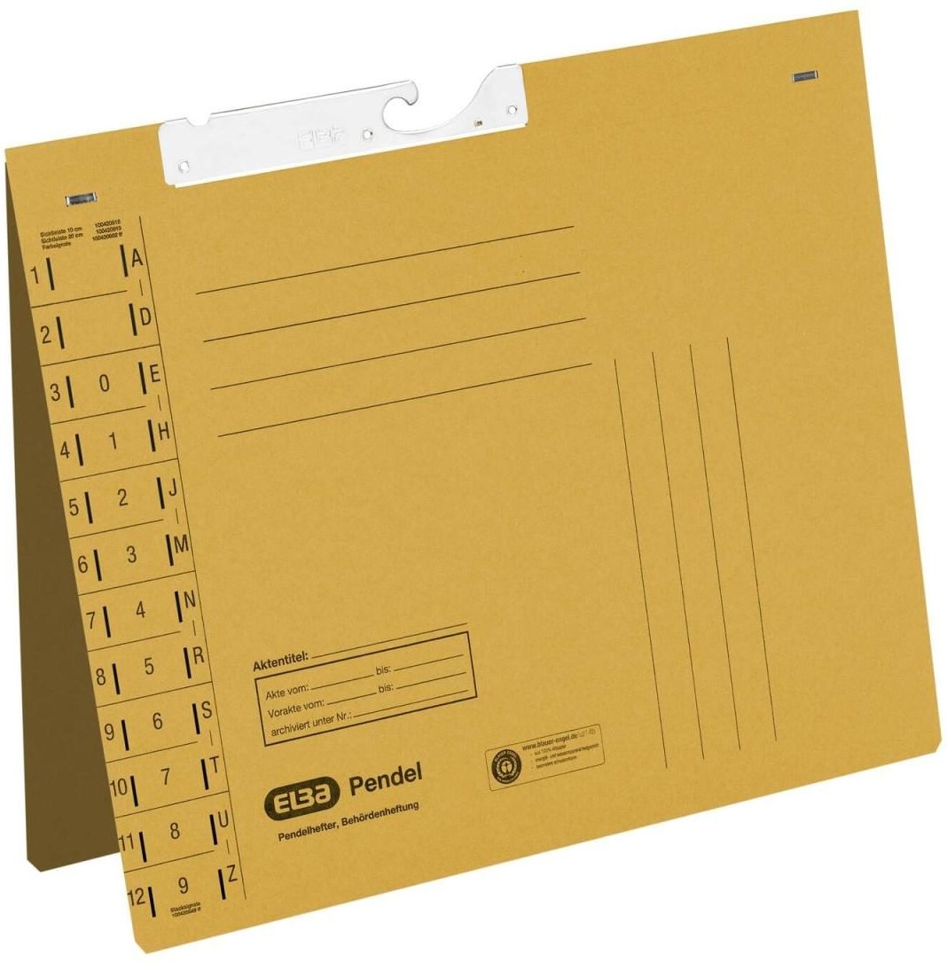 Thumbnail - ELBA Pendelhefter DIN A4 Amtsheftung gelb