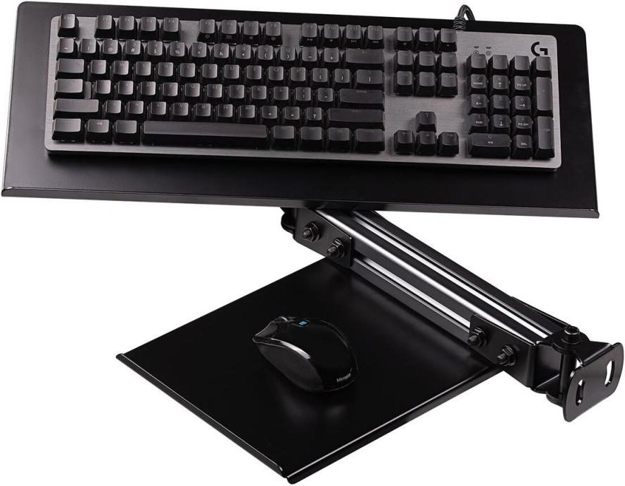 Thumbnail - Next Level Racing® F-GT Elite Keyboard and Mouse Tray - Carbon Grey