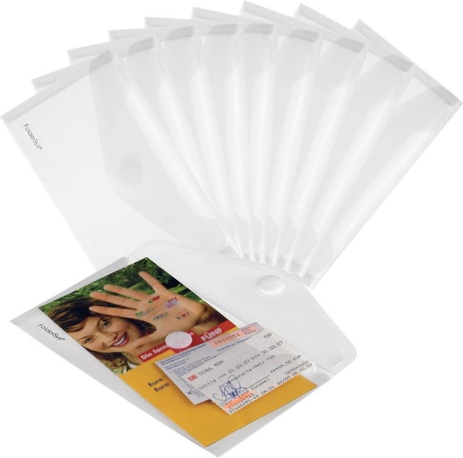 Thumbnail - FolderSys Dokumententaschen DIN lang 0,20 mm - transparent glatt