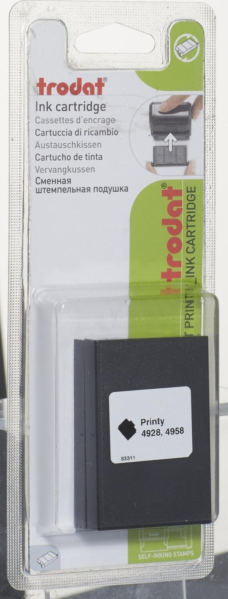 trodat Ersatzstempelkissen 6,0 x 3,3 cm schwarz