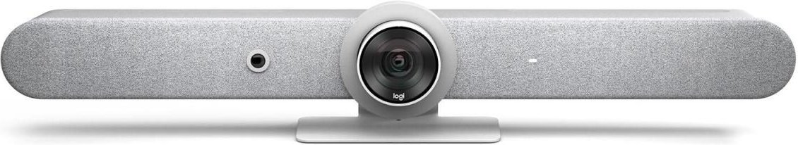 Logitech Rally Bar Mini erstklassige All-in-one-Videobar für kleine Räume weiß