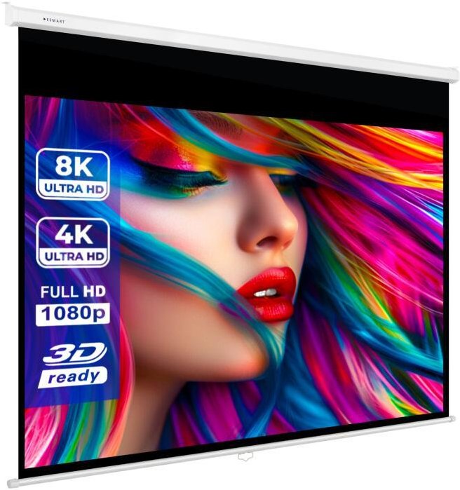 eSmart Germany Rollo Leinwand MIROLO 186 x 105 cm (84") 16:9