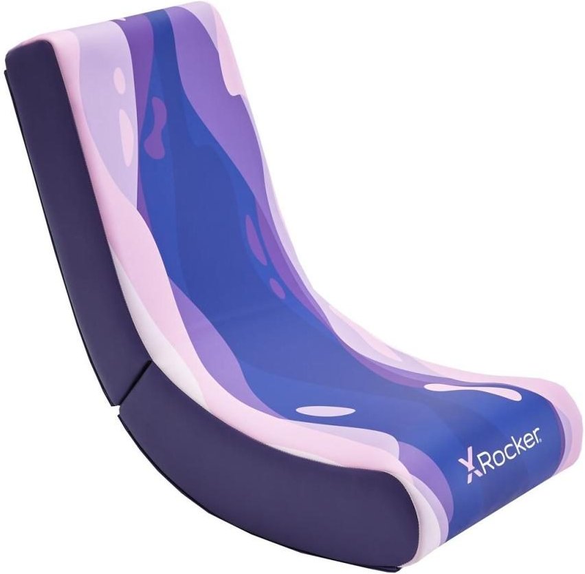 X Rocker Lava Floor Rocker Gaming-Bodensessel für Kinder & Jugendliche - pink