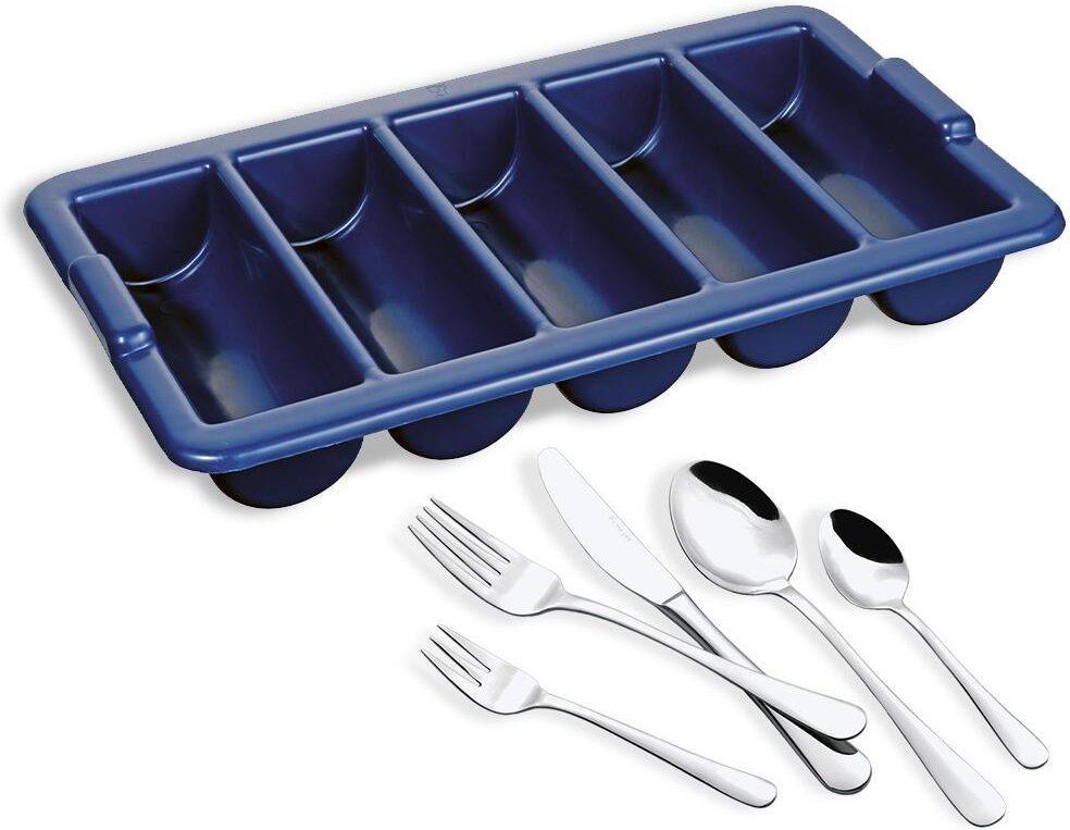 Esmeyer Besteckkasten Kunststoff blau
