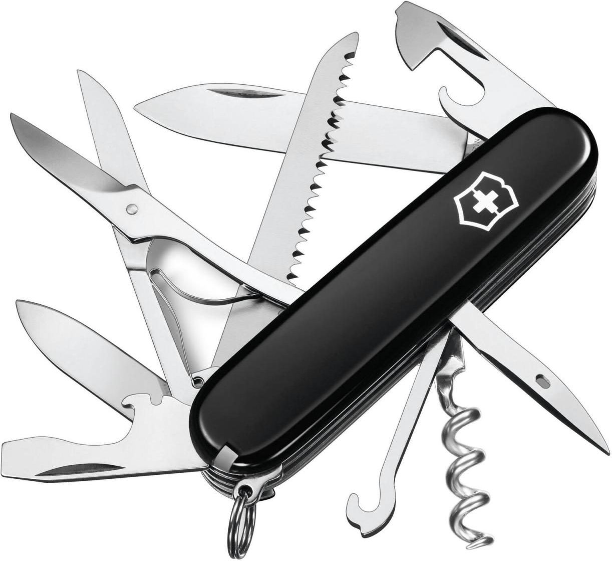 VICTORINOX Schweizer Taschenmesser Huntsman schwarz
