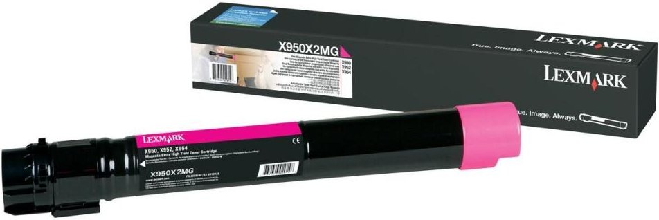 Lexmark Original Toner Standard Variante - X950 magenta 22.000 Seiten (X950X2MG)