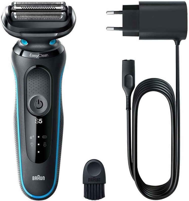 Braun Rasierer Series 5 50-M1000s Wet&Dry schwarz/blau (242284)