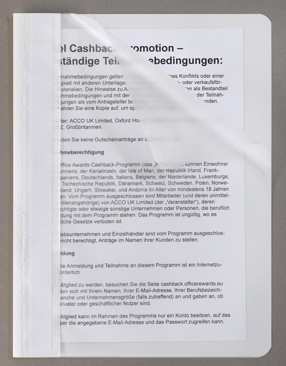 Schnellhefter A5 Polypropylen (PP) weiß