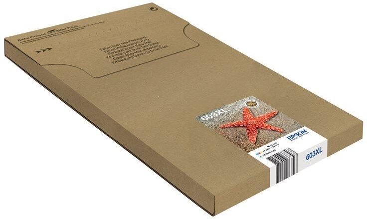 Thumbnail - Epson Original Easy Mail Packing 603XL Seestern Druckerpatronen 4er Multipack BK/C/M/Y (C13T03A64510)