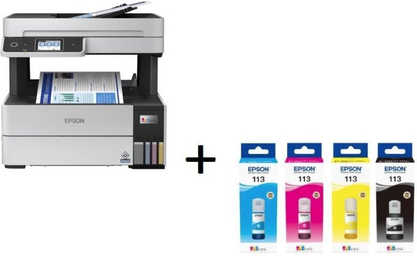 inkl. zusätzlichem Epson Tintenset 113 (CMYK) Epson EcoTank ET-5170 A4-Tintentank-Multifunktionsdrucker