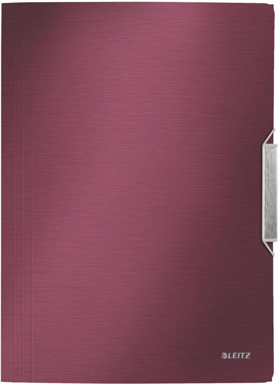 LEITZ Eckspanner Eckspannermappe rot DIN A4 granat rot