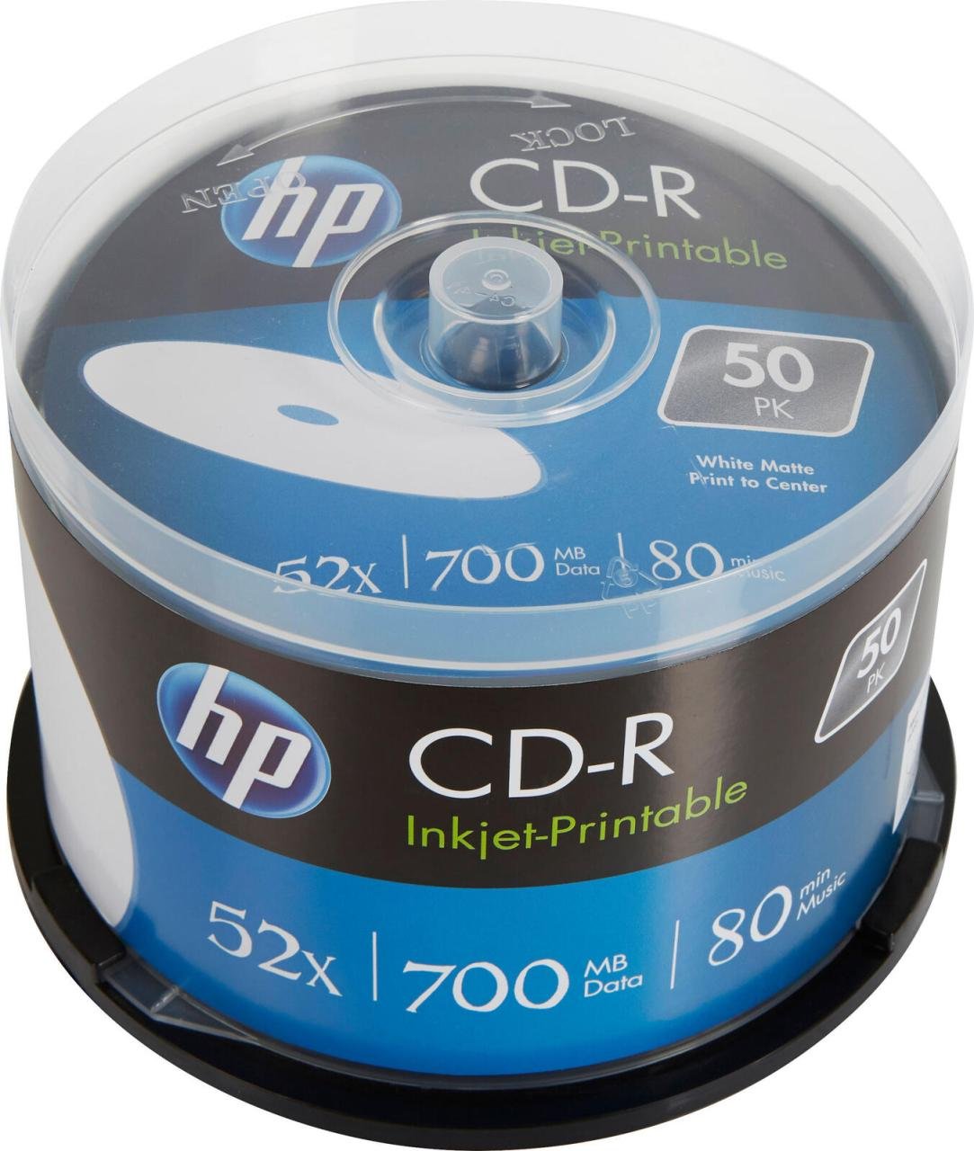 HP CD-R 700MB Print50erCakebo Spindel