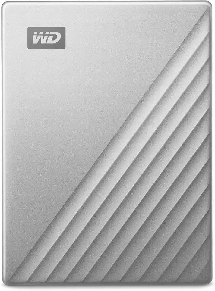 WD My Passport Ultra für Mac mobile Festplatte 4 TB silber