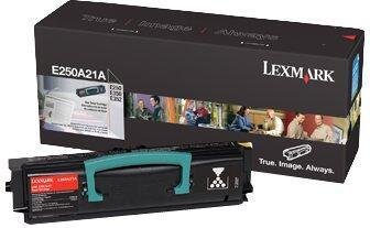 Lexmark Original Toner Standard Variante - E250 schwarz 3500 Seiten (E250A21E)