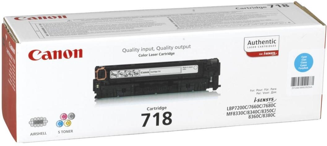 Canon Original 718C Toner cyan 2.900 Seiten (2661B002)